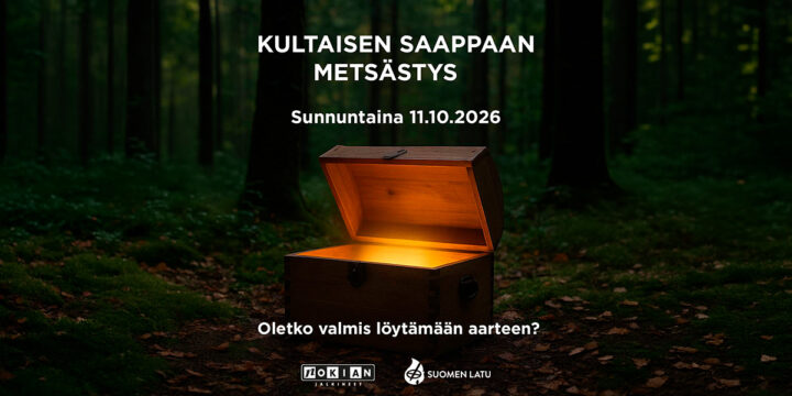 Kultaisen saappaan metsästys Saapaspäivänä 11.10. – hehkuva aarrearkku metsässä